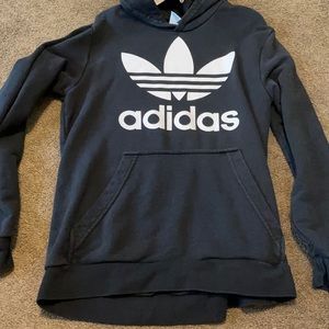 Black adidas hoodie!